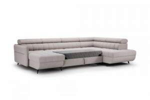 Γωνιακός καναπές/κρεβάτι Elaris U II/ Μπεζ/ 320x97x203 Δεξιά γωνία BOG0054