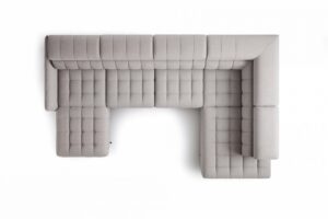 Γωνιακός καναπές/κρεβάτι Elaris U II/ Μπεζ/ 320x97x203 Δεξιά γωνία BOG0054