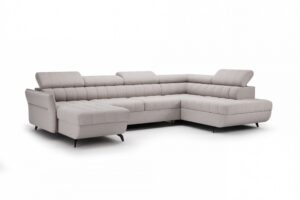 Γωνιακός καναπές/κρεβάτι Elaris U II/ Μπεζ/ 320x97x203 Δεξιά γωνία BOG0054