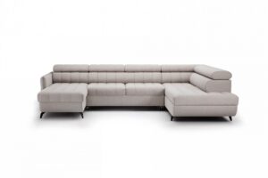 Γωνιακός καναπές/κρεβάτι Elaris U II/ Μπεζ/ 320x97x203 Δεξιά γωνία BOG0054