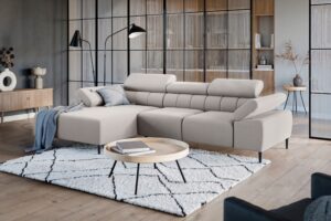 Γωνιακός Καναπές/Κρεβάτι Taler Mini/ Μπεζ/ Αριστερή γωνία/ 293x96x176 BOG0979