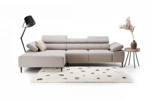 Γωνιακός Καναπές/Κρεβάτι Taler Mini/ Μπεζ/ Αριστερή γωνία/ 293x96x176 BOG0979