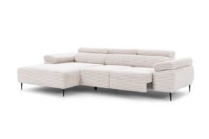 Γωνιακός Καναπές/Κρεβάτι Taler Mini/ Κρεμ/ Αριστερή γωνία/ 293x96x176 BOG0539