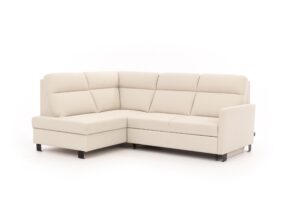 Καναπές/Κρεβάτι Lari με αποθηκευτικό χώρο/ Κρεμ/ Αριστερή γωνία/ 241x100x180 BOG3423