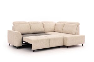 Καναπές/Κρεβάτι Magni με αποθηκευτικό χώρο/ Μπεζ/ Δεξιά γωνία/ 256x112x194 BOG3425