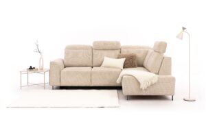 Καναπές/Κρεβάτι Magni με αποθηκευτικό χώρο/ Μπεζ/ Δεξιά γωνία/ 256x112x194 BOG3425