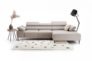 Γωνιακός Καναπές/Κρεβάτι Taler Mini/ Μπεζ/ Δεξιά γωνία/ 293x96x176 BOG0989