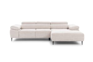 Γωνιακός Καναπές/Κρεβάτι Taler Mini/ Κρεμ/ Δεξιά γωνία/ 293x96x176 BOG0589