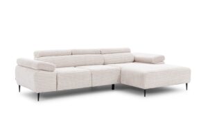 Γωνιακός Καναπές/Κρεβάτι Taler Mini/ Κρεμ/ Δεξιά γωνία/ 293x96x176 BOG0589