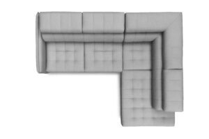 Γωνιακός καναπές/κρεβάτι Elaris L/ Γκρι/ 251x97x203 Δεξιά γωνία- BOG8760