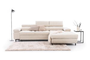 Γωνιακός καναπές/Κρεβάτι Tyro L II/ Μπεζ/ Δεξιά γωνία/276x100x203 BOG5305