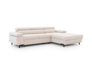 Γωνιακός καναπές/Κρεβάτι Tyro L II/ Μπεζ/ Δεξιά γωνία/276x100x203 BOG5305