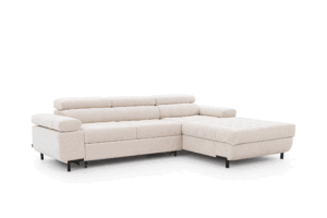 Γωνιακός καναπές/Κρεβάτι Tyro L II/ Μπεζ/ Δεξιά γωνία/276x100x203 BOG5305