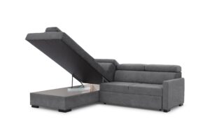 Γωνιακός καναπές/κρεβάτι Tare / Γκρι/ Αριστερή γωνία/ 249x104x202 BOG4666