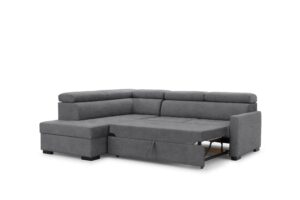 Γωνιακός καναπές/κρεβάτι Tare / Γκρι/ Αριστερή γωνία/ 249x104x202 BOG4666