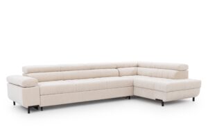 Γωνιακός καναπές/Κρεβάτι Tyro Maxi/ Μπεζ/ Δεξιά γωνία/338x100x203 BOG5302