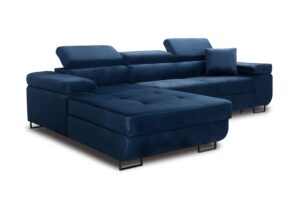 Γωνιακός Καναπές/Κρεβάτι Anna L II/Μπλε/ Αριστερή γωνία/ 277x98x201 BOG5765