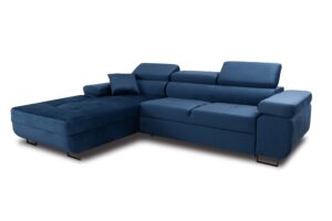 Γωνιακός Καναπές/Κρεβάτι Anna L II/Μπλε/ Αριστερή γωνία/ 277x98x201 BOG5765