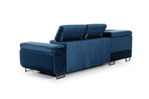 Γωνιακός καναπές/Κρεβάτι Anna L/ Μπλε/ Αριστερή γωνία/271x98x201 BOG5361