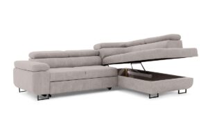 Γωνιακός Καναπές/Κρεβάτι Anna L /Μπεζ/ Δεξιά γωνία/ 271x98x201 BOG5764