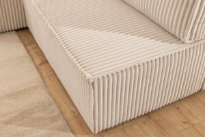 Γωνιακος Καναπές/ Κρεβατι Solva Mini/ Κρεμ/ 230x90x144 BOG21283