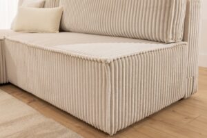 Γωνιακος Καναπές/ Κρεβατι Solva Mini/ Κρεμ/ 230x90x144 BOG21283