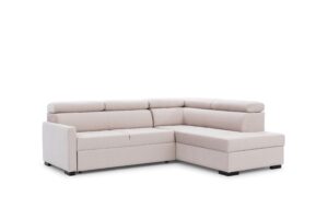 Καναπές/Κρεβάτι Tare L/Μπεζ/ Δεξιά γωνία/ 249x104x202 BOG9905