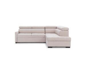 Καναπές/Κρεβάτι Tare L/Μπεζ/ Δεξιά γωνία/ 249x104x202 BOG9905