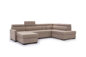 Καναπές/Κρεβάτι Tare U/Καφέ/ Αριστερή γωνία/ 325x104x202 BOG9871