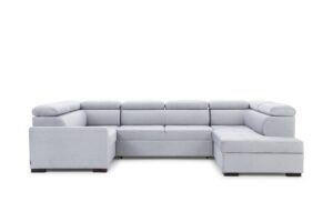 Καναπές/Κρεβάτι Tare U/Γκρι/ Δεξιά γωνία/ 343x104x202 BOG9871