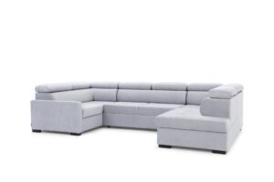 Καναπές/Κρεβάτι Tare U/Γκρι/ Δεξιά γωνία/ 343x104x202 BOG9871