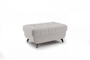 Πουφ Elaris χωρίς αποθηκευτικό χώρο/Μπεζ/ 98x44x60 BOG664