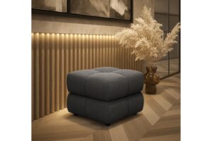 Πουφ Magna Prestige Mini /Γκρι σκούρο/70x44x70 BOG563