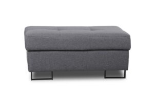 Πουφ χωρις αποθηκευτικό χώρο Anna /Γκρι/ 100x44x60 BOG5465