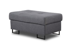 Πουφ χωρις αποθηκευτικό χώρο Anna /Γκρι/ 100x44x60 BOG5465