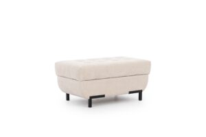 Πουφ με αποθηκευτικό χώρο Tyro/ Μπεζ/ 98x44x60/ BOG876