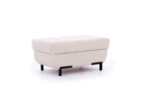 Πουφ με αποθηκευτικό χώρο Tyro/ Μπεζ/ 98x44x60/ BOG876