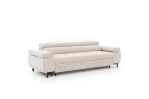 Καναπές/Κρεβάτι 3θέσιος Tyro / Μπεζ/253x100x99 BOG5308