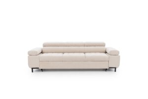 Καναπές/Κρεβάτι 3θέσιος Tyro / Μπεζ/253x100x99 BOG5308