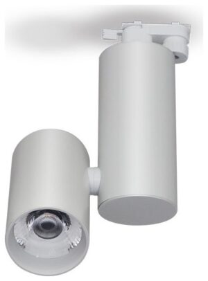 Φωτιστικό Ράγας V-TAC Track Light 30W LED Βάση Λευκή Φωτισμός Θερμό Λευκό