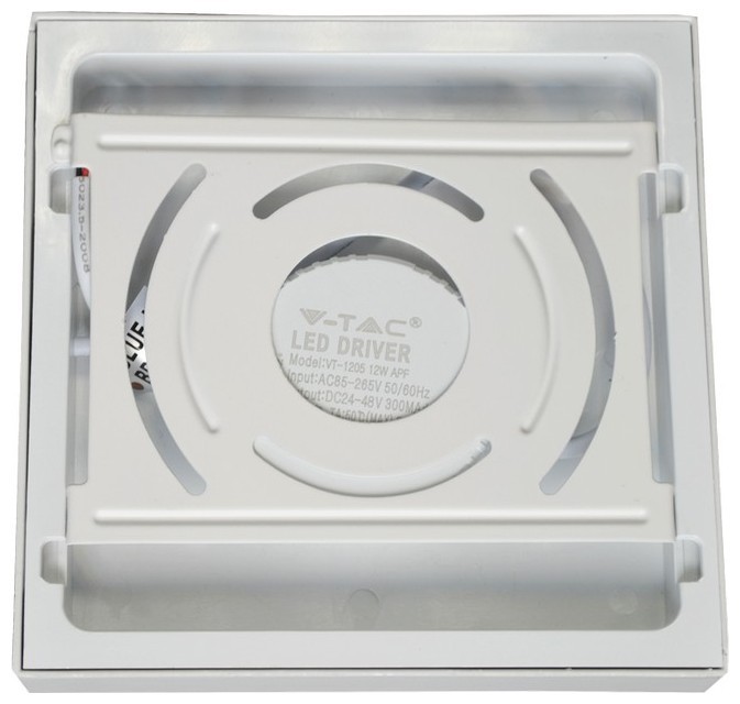 LED Εξωτερικό Πάνελ mini premium slim 12W τετράγωνο Φως Ημέρας 4914