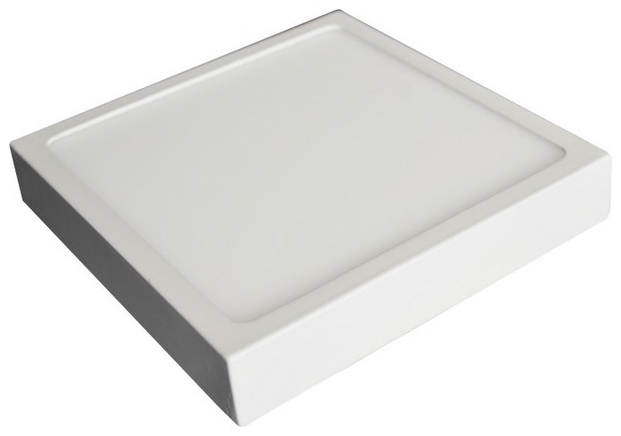 LED Εξωτερικό Πάνελ mini premium slim 12W τετράγωνο Θερμό Λευκό 4913