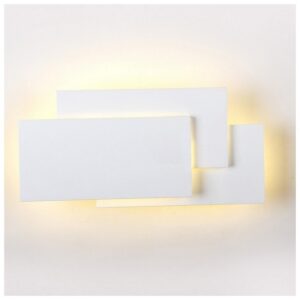 V-TAC Φωτιστικό Τοίχου Απλίκα 12W Παραλληλόγραμα Λευκό Θερμό Λευκό 8202