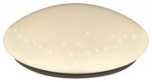 LED V-TAC Φωτιστικό Πλαφονιέρα 24W Στρογγυλό  Εξωτερικό Bling Star Cover Θερμό Λευκό