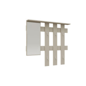 Κρεμάστρα Reno με Καθρέπτη Cashmere 100x10x90cm