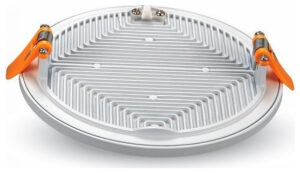 LED Πάνελ 15W Στρογγυλό Χωνευτό Frameless Θερμό Λευκό 4934