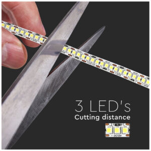 LED Ταινία V-TAC 18W 240 led smd 2835/m High Lumen Θερμό Λευκό 3000Κ 5Μ 2164