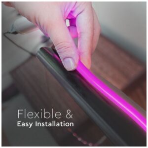 Αδιάβροχη Led Ταινία NEON FLEX 24V 10m ροζ V-TAC 2529