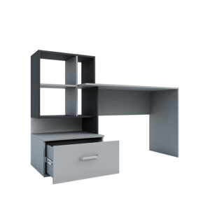 Γραφείο Viola Γκρι-Ανθρακί 149x48x105cm