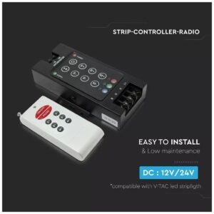 Ασύρματος LED RGB Remote Controller 500W V-TAC 12-24V